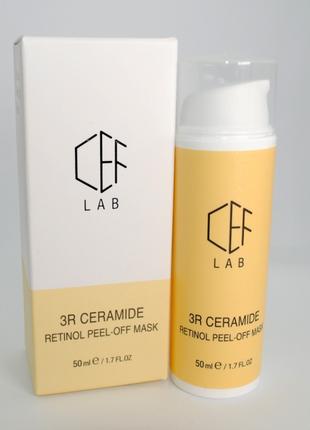 Ретинолова маска-Плівка CEF Lab 3R Ceramide Retinol Peel-Off M...