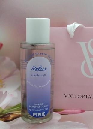 Парфюмированный мист для тела и волос relax pink victoria’s se...