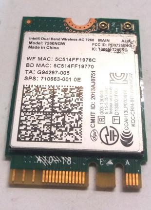 Адаптер Wi-Fi для Sony SVP13, SVP131, 7260NGW, 710663-001, Б/В...