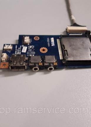 USB, Audio, Card Reader разъемы для ноутбука ABook ULV135W, LS...