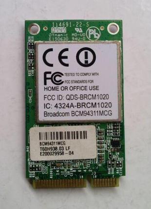 Адаптер Wi-FI знятий з ноутбука Broadcom BCM94311MCG, Б/В