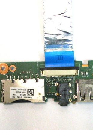 Додаткова плата USB audio картрідер для ноутбука Asus S451L 60...