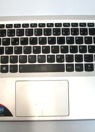Середня частина кропусу з клавіатурою та тачпадом для ноутбука...