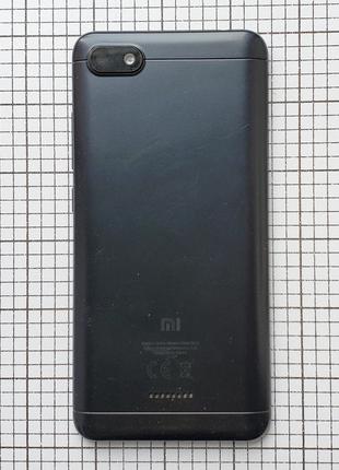 Задняя крышка Xiaomi Redmi 6A (cactus) для телефона Б/У черный...