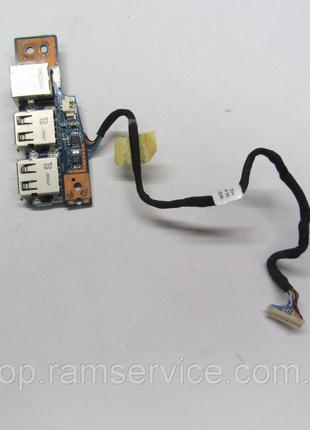 Разъемы USB, LAN для ноутбука Packard Bell MS2273, б / у