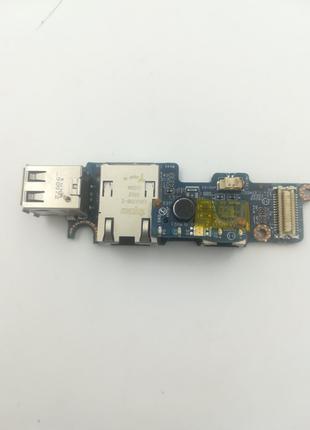 Dell Плата USB порта та розєма Lan від Dell Latitude D620 ls-3...