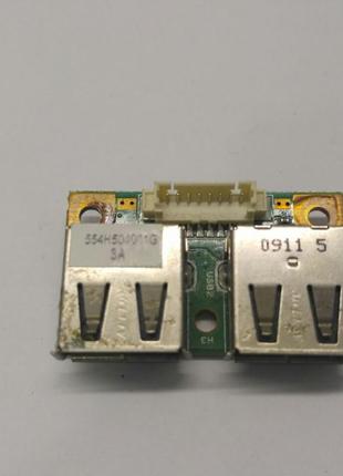 Плата с разъемами USB разъем, Compaq CQ60, 48.4H504.031, Б / У
