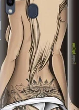 Чохол на Samsung Galaxy M20 Дівчина з татуюванням "2735c-1660-...