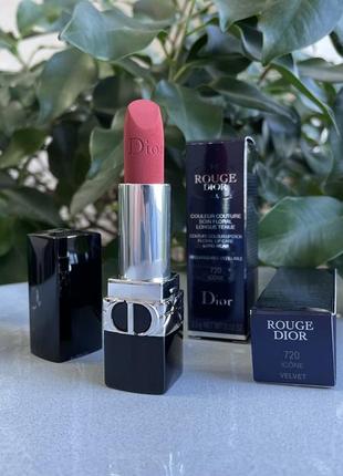 Помада dior rouge dior velvet 720 icone 3.5g