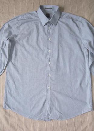 Calvin klein (xl 43/17) рубашка мужская натуральная