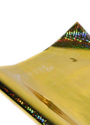 Полисилк голограммный золотой, Unison, HZ011-2