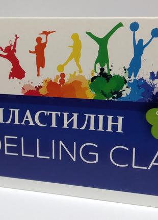 Пластилін для ліплення "Класика" 6 кольорів для дітей ПЛ-011-МВ