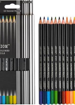Набор цветных карандашей 12 цветов "MARCO" Axiom 8101-12CB