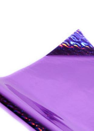 Полисилк голограммный фиолетовый, Unison, HZ011-6