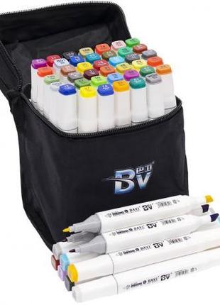 Набор скетч-маркеров 40 цветов BV800-40 в сумке