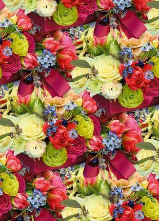 Мелованная бумага - цветы для настроения, PVM10-207