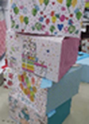 Коробка для торта "Happy birthday", 20x20x14.5cm, Unison, HB 8...