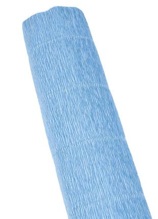 Папір гофрований 50х250см, 180г - блакитний, 556
