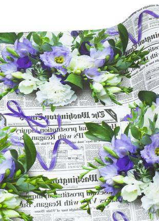 Мелованная бумага - "Газета в цветах", Unison, PVM10-146