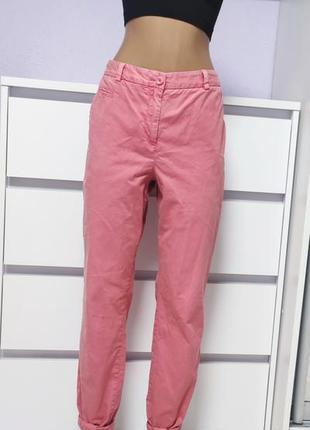 Женские розовые лёгкие джинсы, брюки m&s collection.