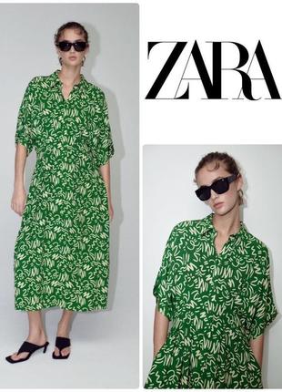 Ідеальна  сукня zara розмір м та xl натуральна тканина оригінал