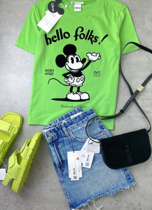 Футболка mickey mouse zara розмір s оригінал