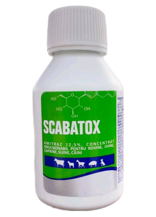 Scabatox/Скабатокс (амітраз-12,5%) (фасовка 1 литр) - Румыния