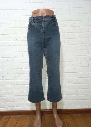 Женские укороченные джинсы капри стрейч