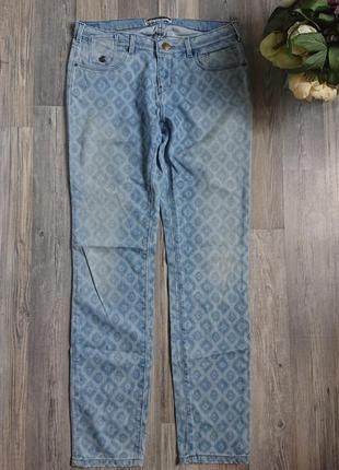 Женские джинсы с рисунком р.28 (42/44) брюки штаны