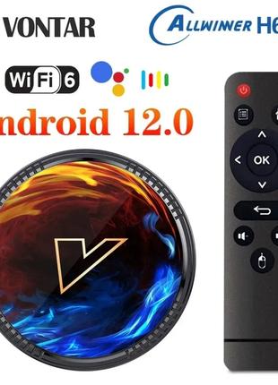 Смарт ТВ приставка VONTAR H1 4/64Gb портативная Smart TV прист...