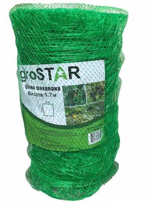 Сітка шпалерна AgroStar для витких рослин 15 х 17 см 1.7 х 5 м...