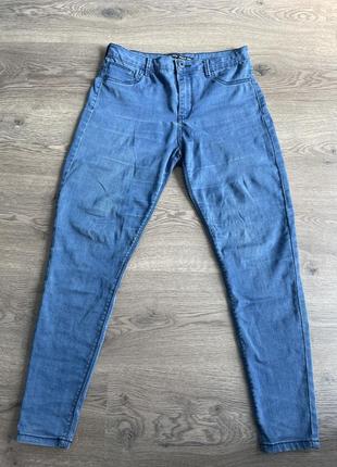 Джеггинсы синие bershka р. 38/28 джинсы от 70 об 90 длина 90 ш...