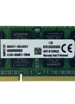 Оперативная память Kingston SODIMM DDR3 8GB 1333 1.5V 204PIN K...