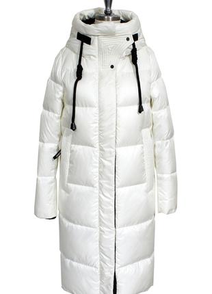 Белое женское пальто SAN CRONY art.SCW-HW574-C/601 Размеры в н...