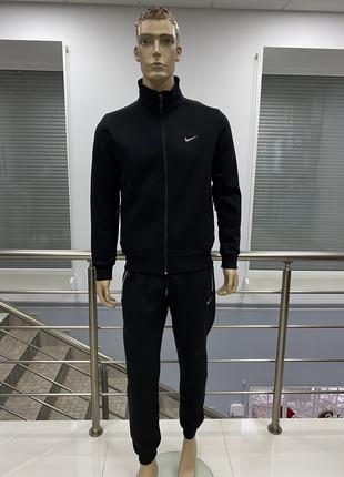 Костюм мужской утепленный Nike Dry Fit манжете Топ качества