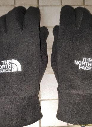 Перчатки зимние The North Face с сенсором (темно серые)