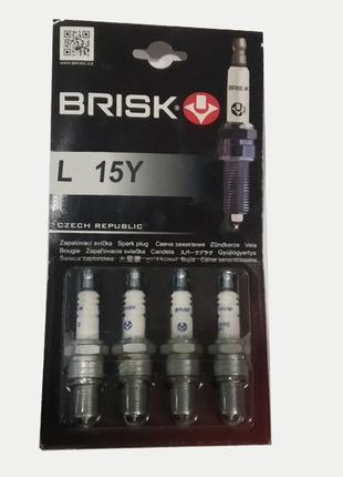 Свічки запалювання 2101-2107 (L15Y) BRISK SUPER (блістер) (к-т...