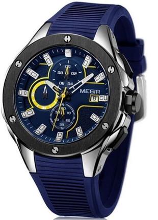 Годинник Megir 2053 Racer Blue