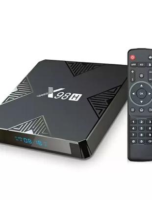 Смарт ТВ приставка VONTAR X98H 4/32Gb портативная Smart TV при...
