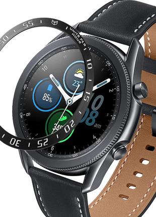 Samsung galaxy watch 3 41mm/45mm. защитный безель. накладка дл...