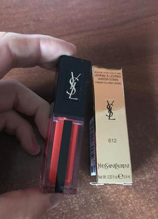 Yves saint laurent rouge pur couture vernis a levres water sta...