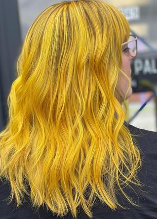 Twisted lemon, жовта тимчасова фарба для волосся від bleach lo...