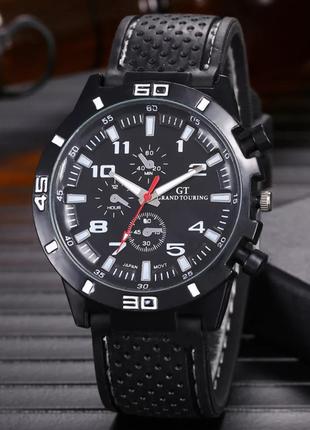Часы мужские GT Grand Touring спортивные часы силиконовый ремешок