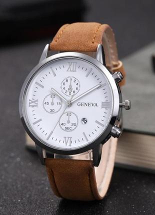 Часы мужские Geneva Men Silver