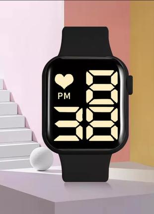 Годинник LED Color чудовий годинник чорний