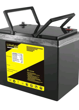 LiitoKala 12.8V 100Ah LiFePO4 аккумулятор хранение електроенергии