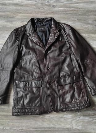 Кожаная мужская куртка пальто strellson wallenstein leather ja...