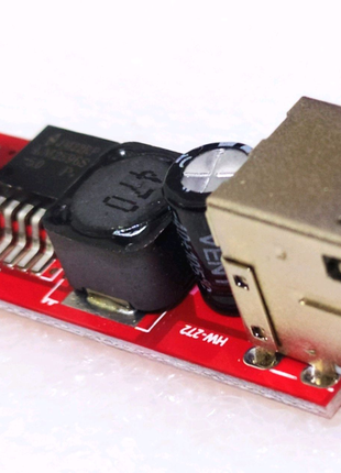 Регулятор постійної напруги понижуючий з 6-40 v до 5 v  USB