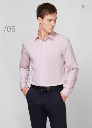 Натуральна сорочка р. 17.5-44 hugo boss