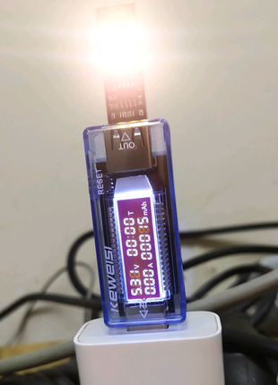 USB тестер напруги струму споживання заряджання